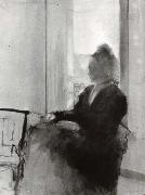 Edgar Degas Woman at a Window Sweden oil painting artist